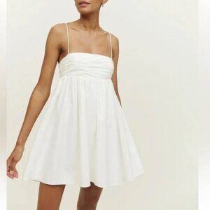 Reformation White Catarina Minidress